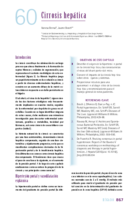 Gradiente normal de presión de la vena porta