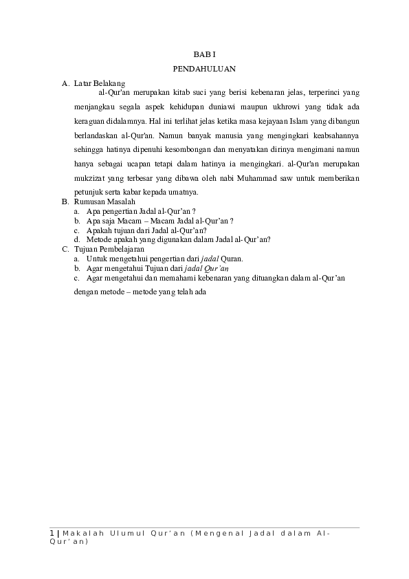 Doc Bab I Doc Fitri Nur Islamiyah Academia Edu