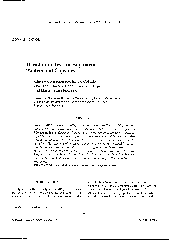 Dissolution test of deprim forte tablets biology essay 07 picture
