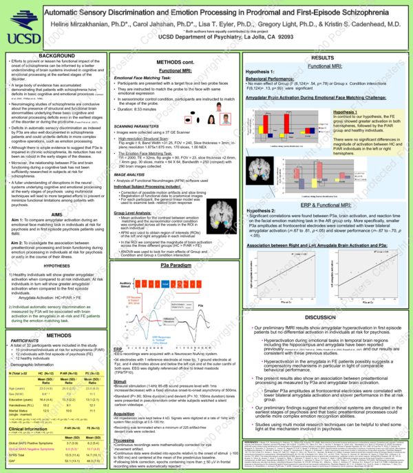 (PDF) Automatic sensory discrimination and emotion processing in ...