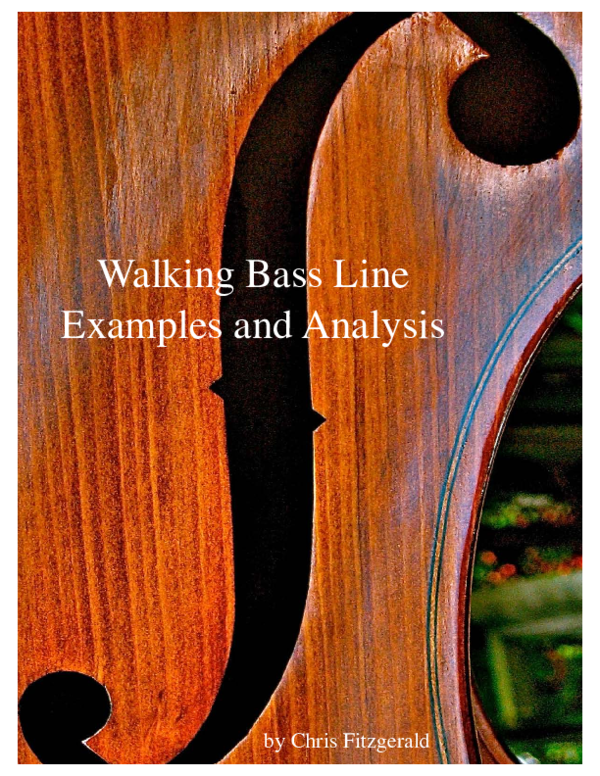 (PDF) Walking Bass Line Examples and Analysis Caio Nunes Tristao