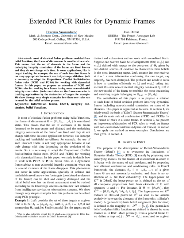 (PDF) Extended PCR rules for dynamic frames