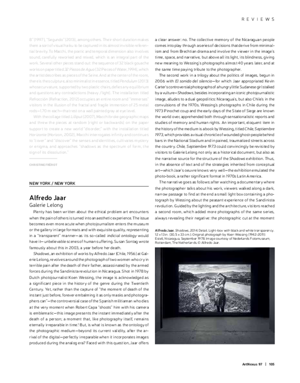 (PDF) Alfredo Jaar, Shadows Florencia San Martín Academia.edu