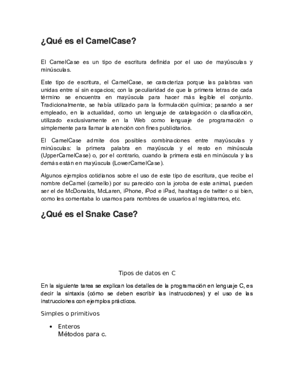 (DOC) Qué es el CamelCase daniel pedroza Academia.edu