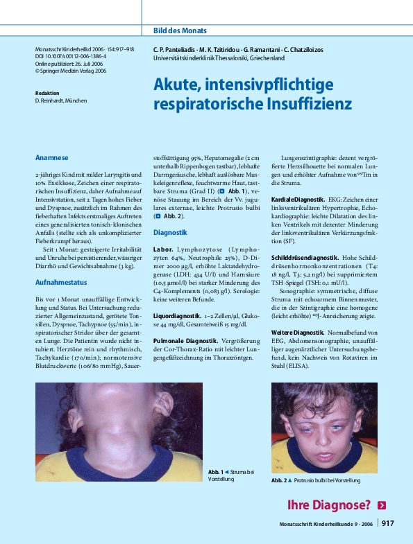 (PDF) Akute, intensivpflichtige respiratorische Insuffizienz