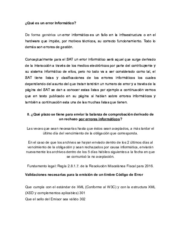 (DOC) Qué es un error Informático