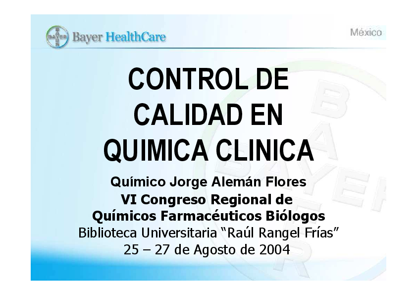 Control De Calidad Interno En Quimica Clinica www.academia.edu