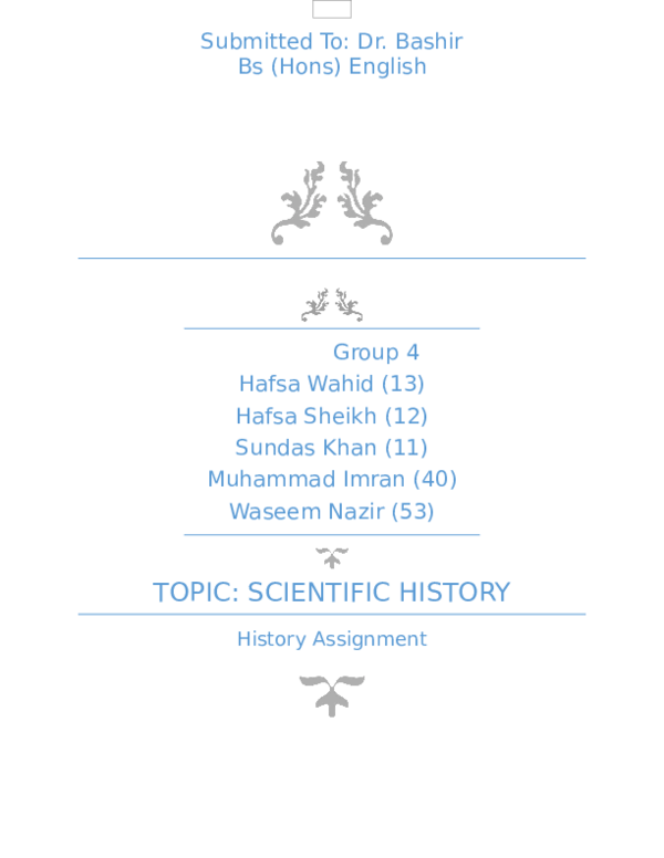 History assignment topics picture