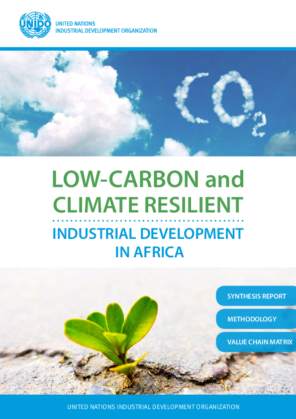 (PDF) LOW-CARBON and CLIMATE RESILIENT INDUSTRIAL DEVELOPMENT IN AFRICA