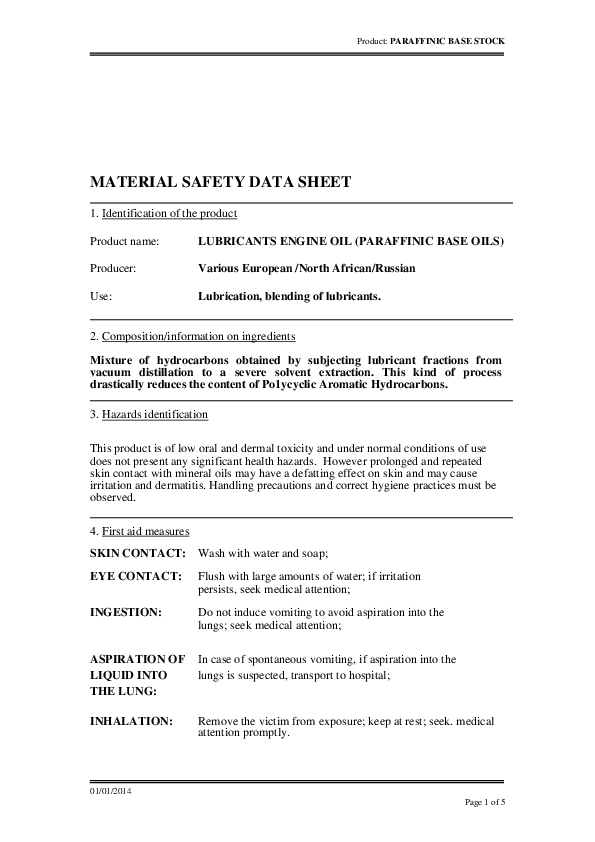 (PDF) MATERIAL SAFETY DATA SHEET Medhat Fayed Academia.edu