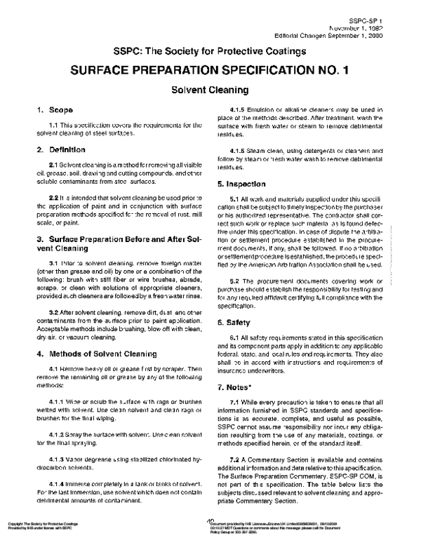 (PDF) SSPC The Society for Protective Coatings SURFACE PREPARATION
