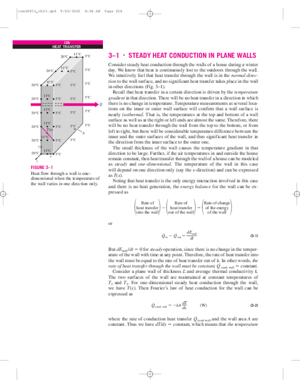(PDF) Kuliah Perpindahan panas : STEADY HEAT CONDUCTION IN PLANE WALLS