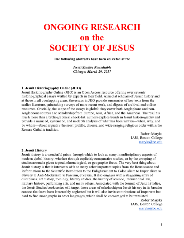 The jesuits essay image