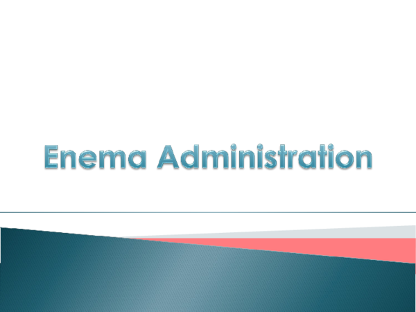 Enema for constipation image