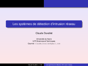 Pdf Les Systemes De Detection D Intrusion Reseau Bienvenu Gwos Bakinde Academia Edu