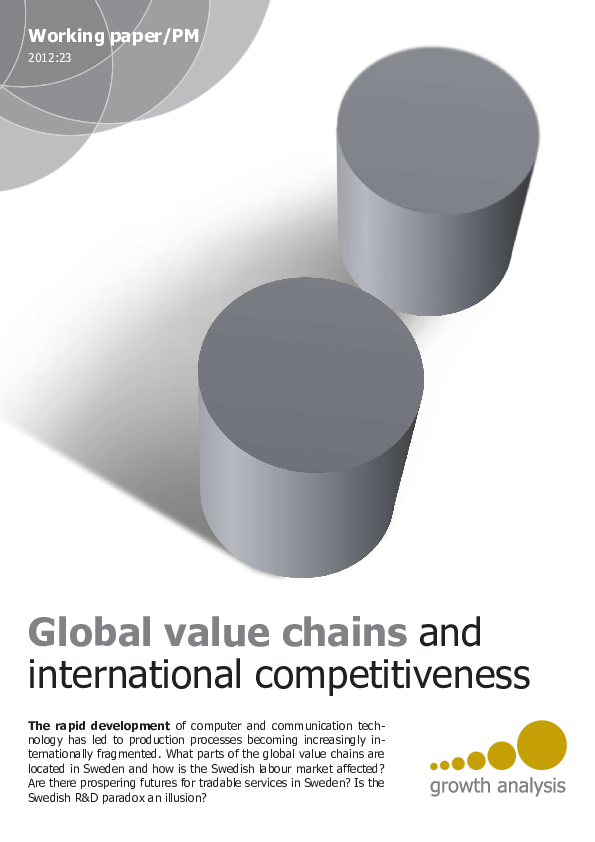 (PDF) Global value chains and international competitiveness