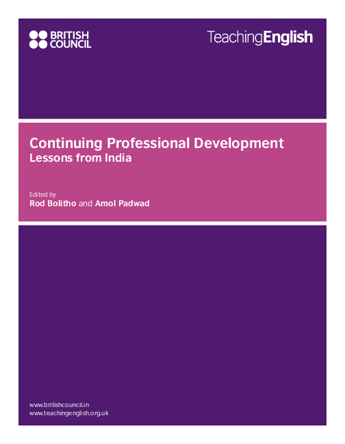 (PDF) Continuing Professional Development and INSETT for English ...