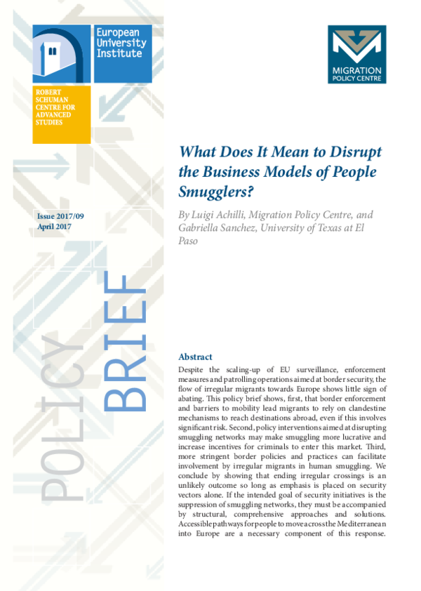 (PDF) What Does It Mean to Disrupt the Business Models of People