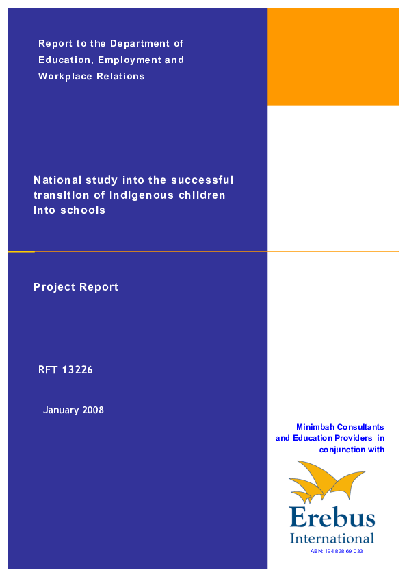 (PDF) Report to the Department of