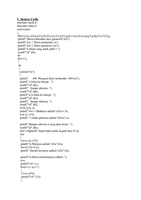 (DOC) C Source Code | fini ardiani - Academia.edu