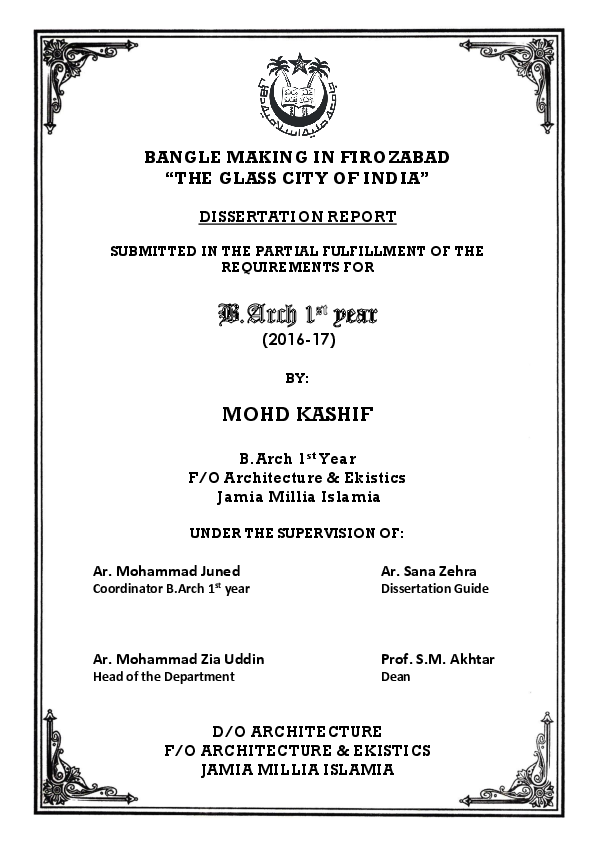(PDF) BANGLE MAKING IN FIROZABAD " THE GLASS CITY OF INDIA " MOHD