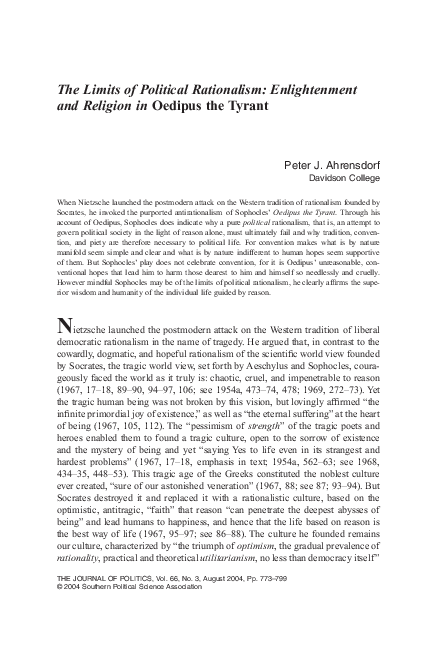 Oedipus religion essay image