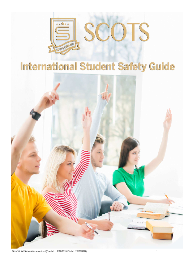 (PDF) A Safety Guide for International Students in Australia