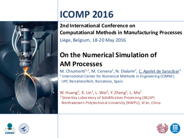 (PDF) On the Numerical Simulation of AM Processes