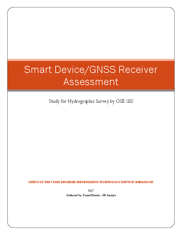 (PDF) GNSS Accuracy Assessment Trimble R1 and EOS Arrow Daniel