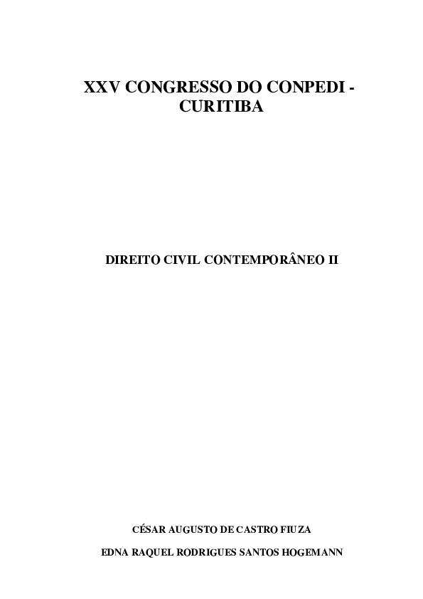 (PDF) Responsabilidade civil médica e a perda de uma chance Priscila Zeni de Sa and Eduardo