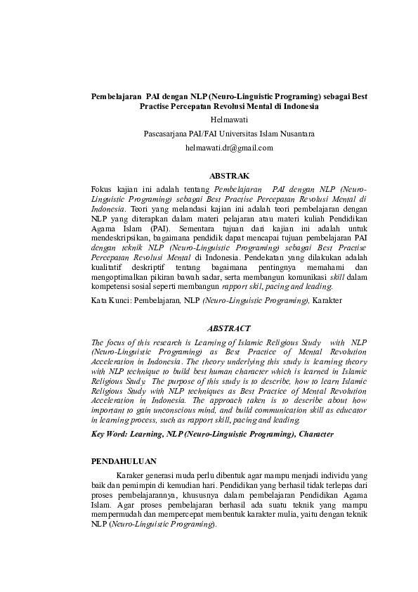 Essay revolusi mental image