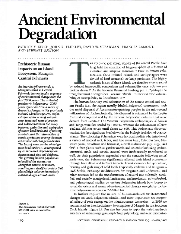Pdf Ancient Environmental Degradation Patrick Kirch Academia Edu