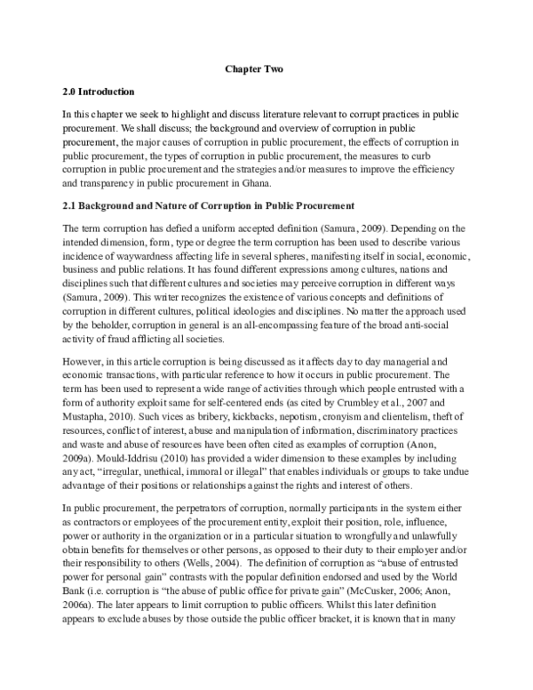 (DOC) Chapter Two 2.0 Introduction