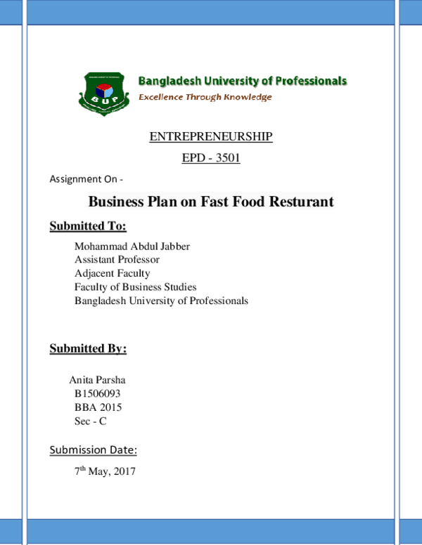 Harvard business plan template image