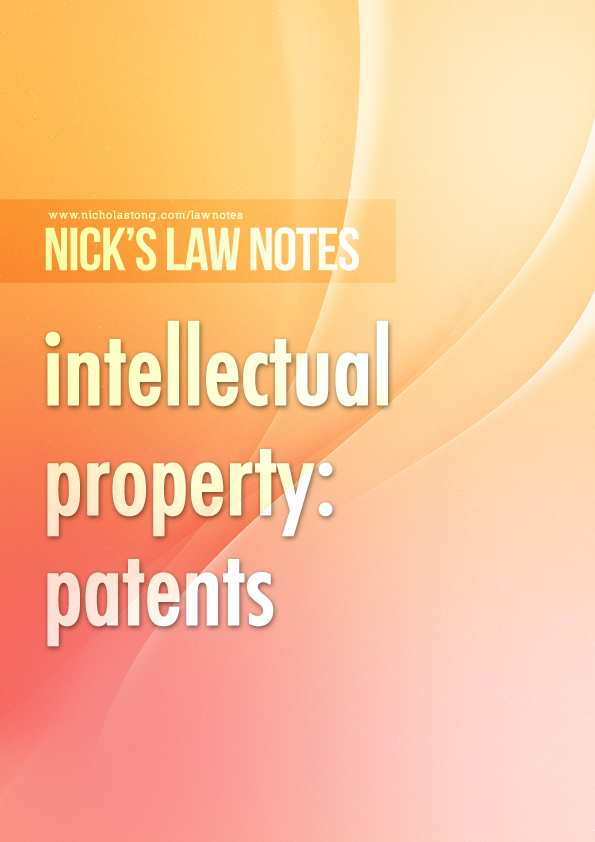 (PDF) Patent Law Exam Notes Just AGirl Academia.edu