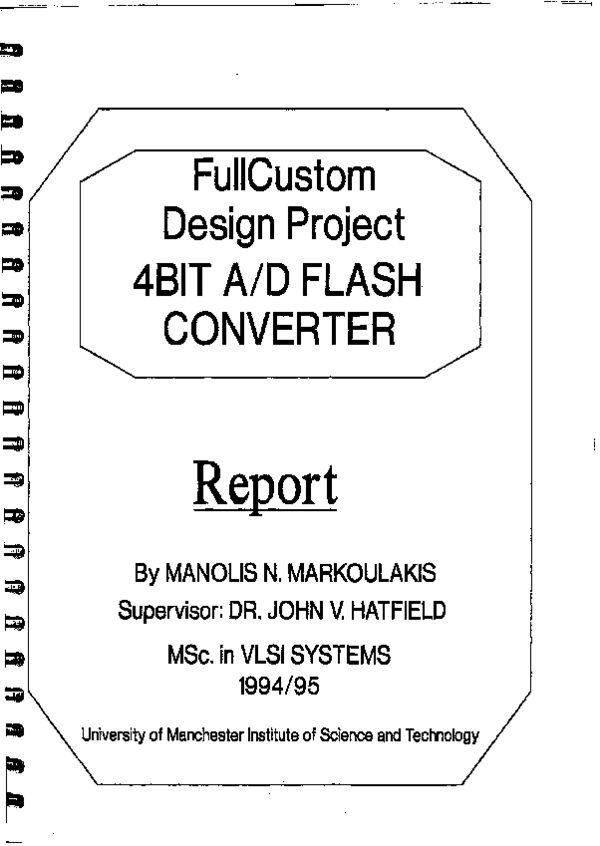(PDF) A CMOS 4Bit AD Flash Converter full custom mask design