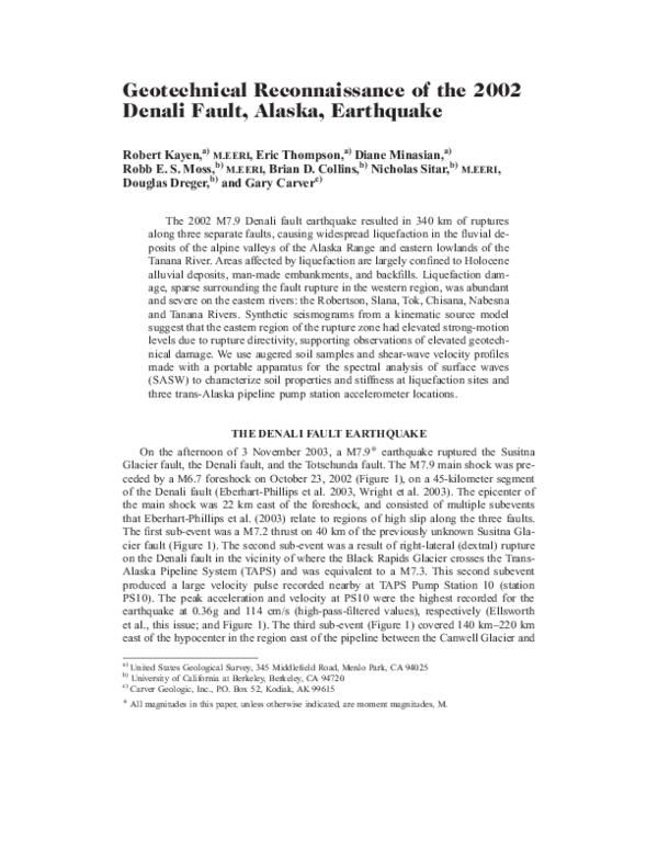 Alaska earthquake essay image