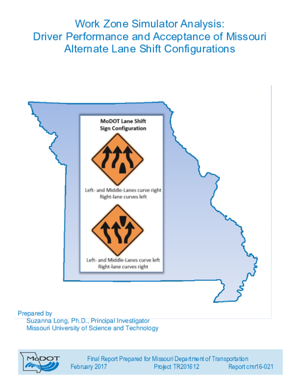(PDF) Final Report Prepared for Missouri Department of Transportation
