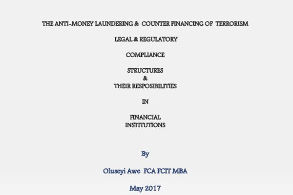 (PDF) The AML CFT Legal Regulatory Compliance Structures Their ...