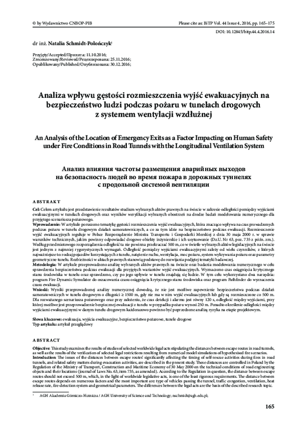 (PDF) An Analysis of the Location of Emergency Exits as a Factor ...