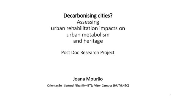 (PDF) Decarbonising cities? Assessing urban rehabilitation impacts on ...