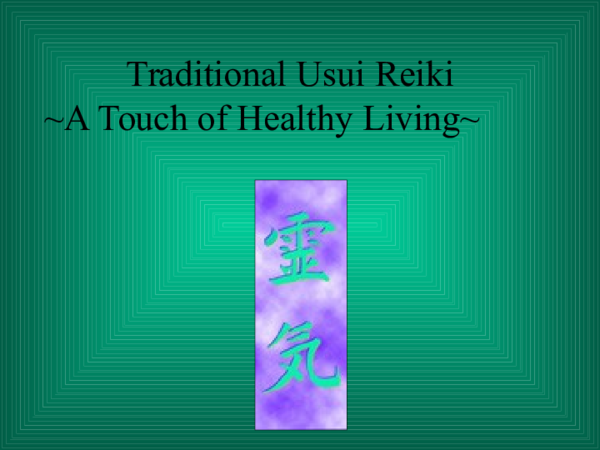 (PPT) Reiki Presentation
