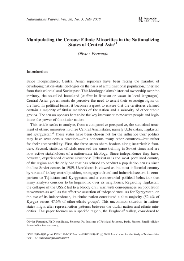 List of minority groups picture