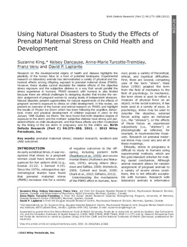Now And Zen Lower Prenatal Stress >> Pdf Using Natural Disasters To Study The Effects Of Prenatal Now And Zen Lower Prenatal Stress >> Pdf Using Natural Disasters To Study The Effects Of Prenatal
