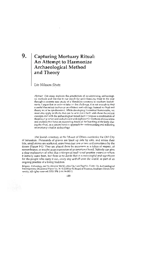 Importance of archaeology in reconstruction of history picture