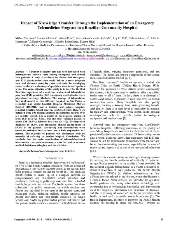 (PDF) Impact of Knowledge Transfer Through the Implementation of an ...