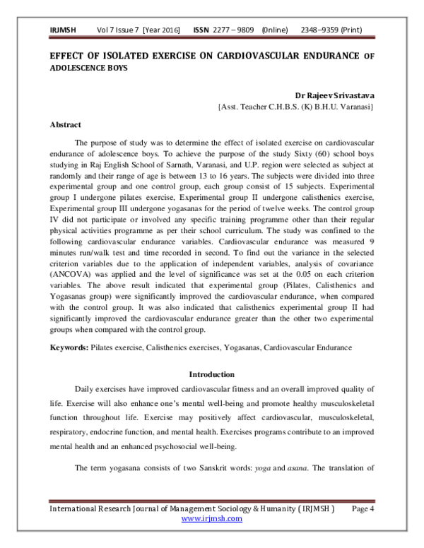 Exercises to improve cardiovascular endurance image