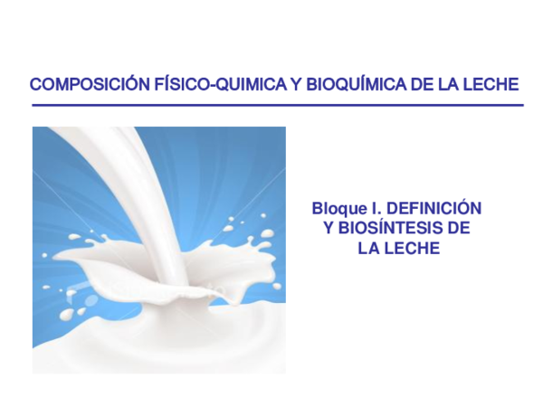 (PDF) COMPOSICIÓN FÍSICO-QUIMICA Y BIOQUÍMICA DE LA LECHE