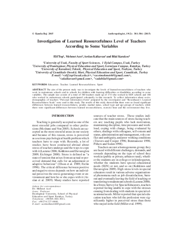 Resourcefulness skills examples picture