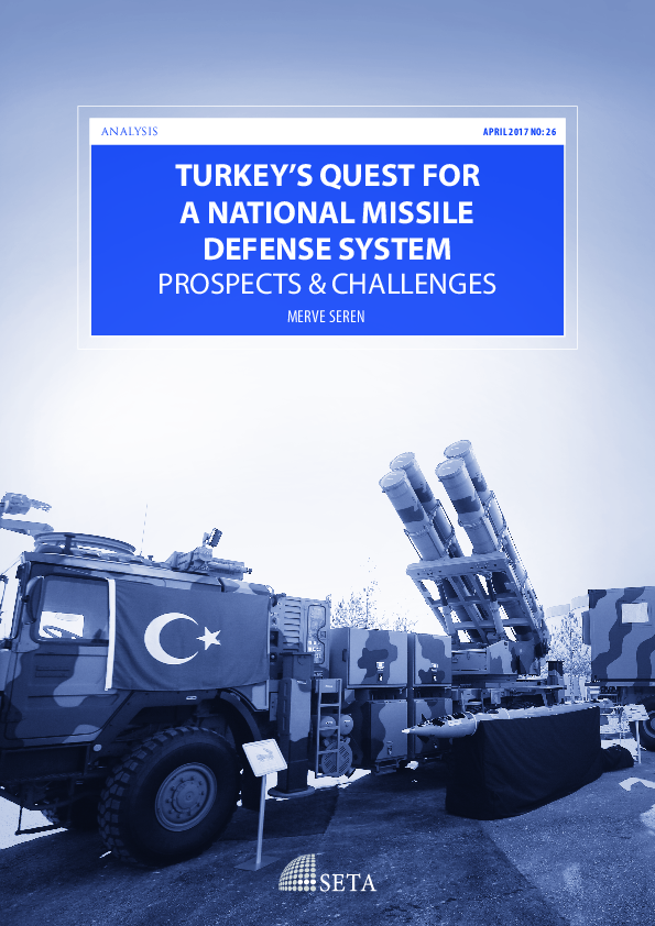 (PDF) Turkey's Quest For A National Missile Defense System: Prospects ...